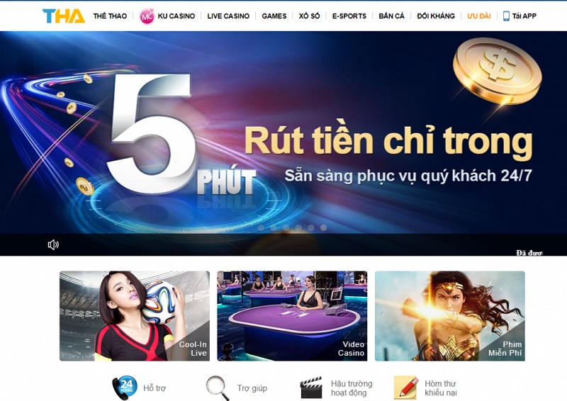 Nhà cái Thabet88 uy tín lâu năm, bảo mật cao