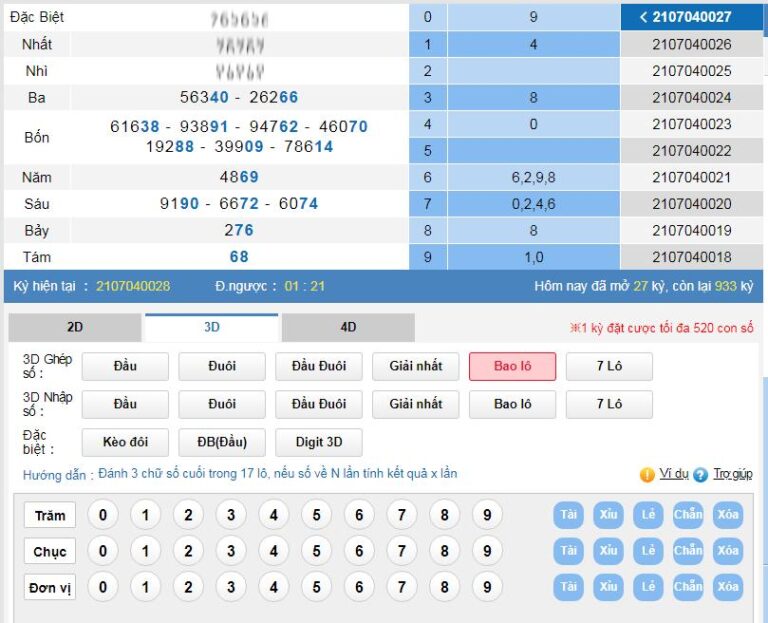 cách chơi 18 27 lô bet tại thabet