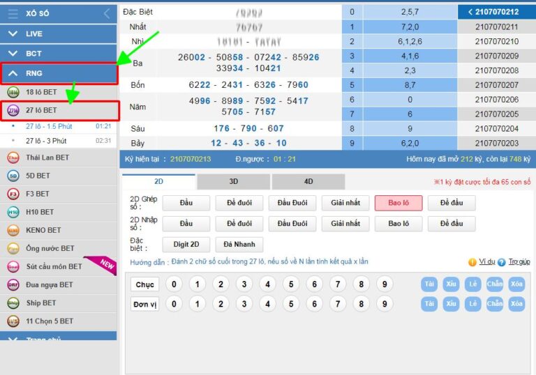 cách chơi 18 27 lô bet tại thabet