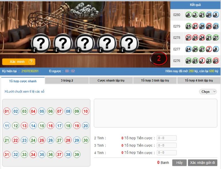 cách chơi 539 bet tại thabet