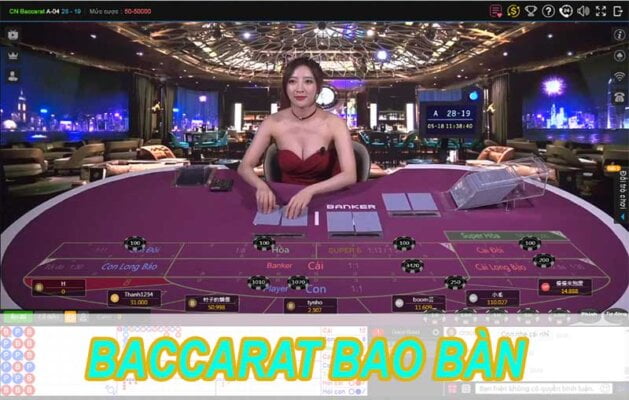hướng dẫn chơi baccarat bao bàn