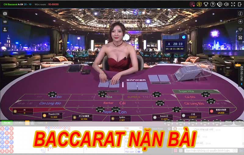 hướng dẫn chơi baccarat nặn bài