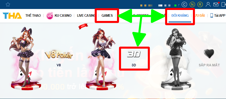 game slot 3D tại Thabet88