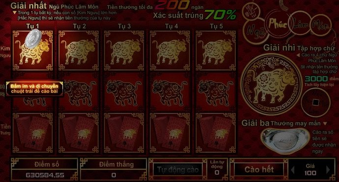 Cách chơi Ngũ phúc lâm môn Thabet88