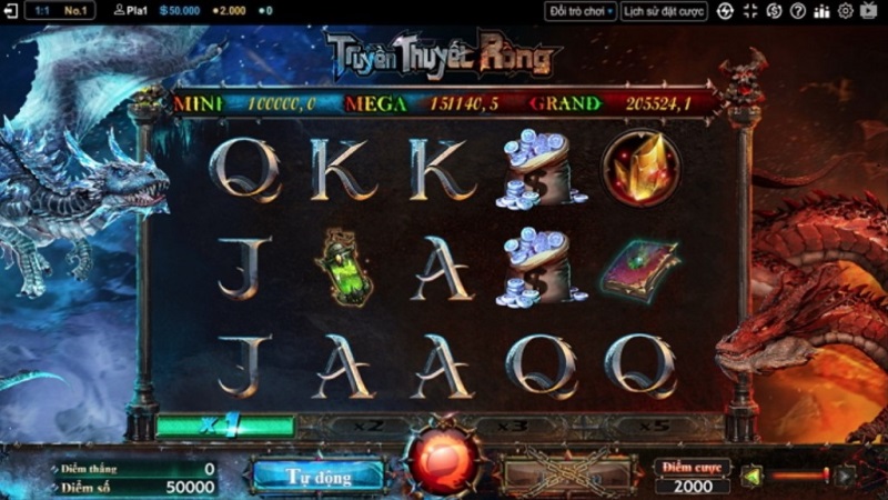 Chơi truyền thuyết rồng slot game 3D Thabet88