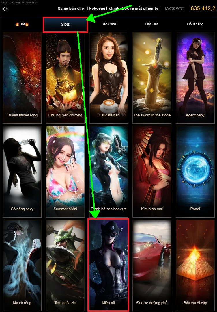 slot game Thabet88 Miêu nữ