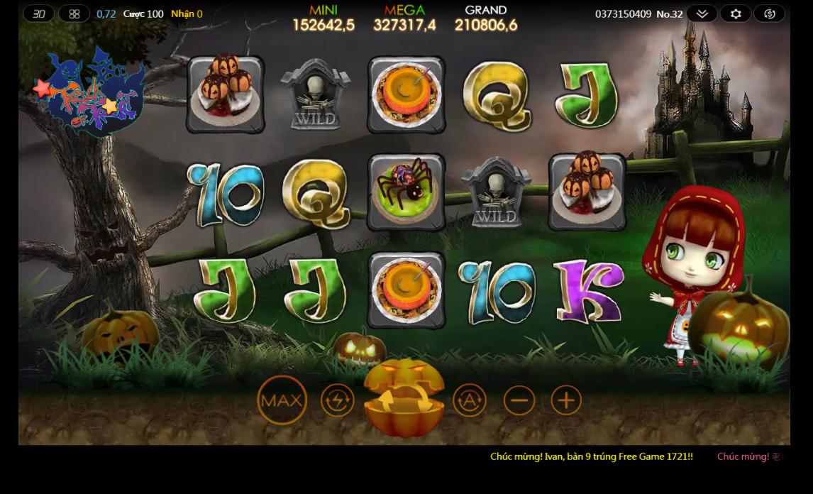 Chơi game slot Thabet88 Halloween cực hay