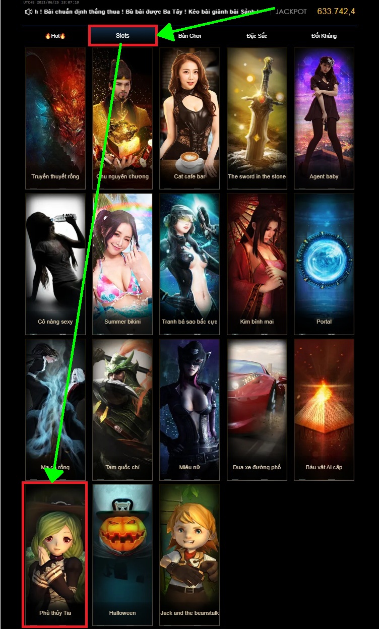 Chơi game Phù thủy Tia tại Thabet88