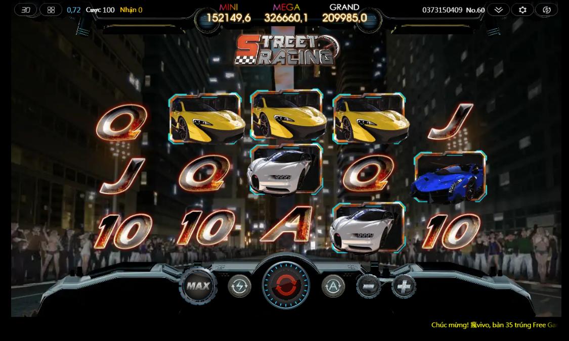 Quay hũ Đua xe đường phố Thabet88